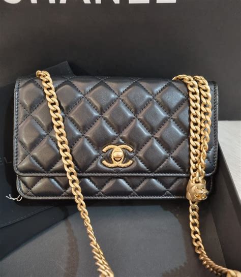 chanel woc adjustable chain|Chanel woc wallet.